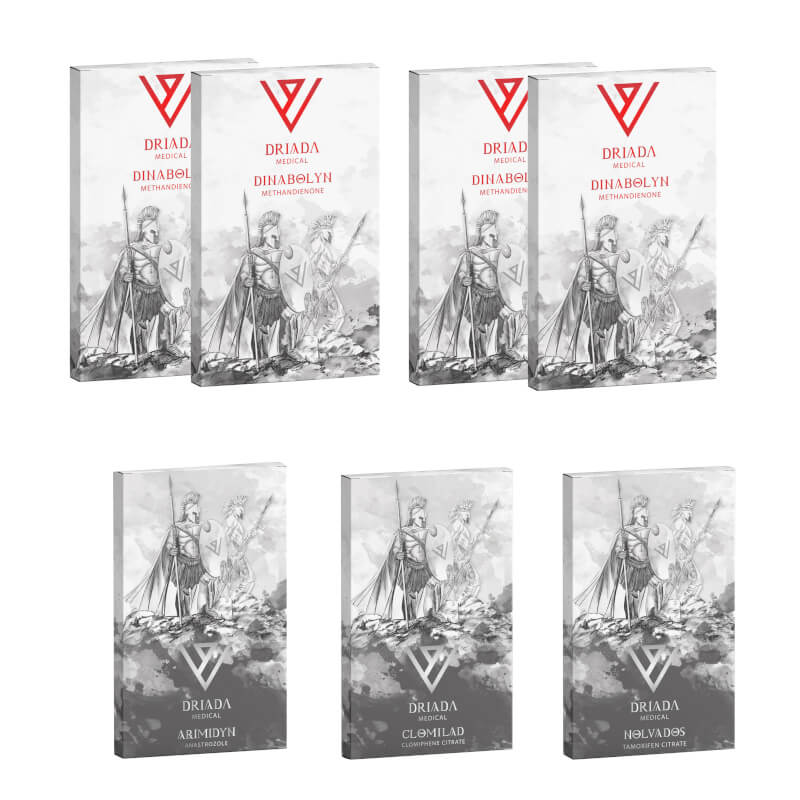 Orale Dianabol PCT 8-wekenpakket voor spiermassaopbouw van Driada Medical