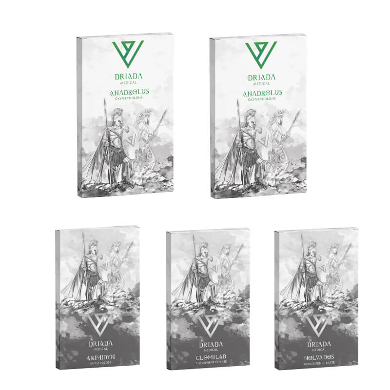 Mass Gain Pack: Anadrol Oxymetholone orale steroïde (4 weken) Driada Medical