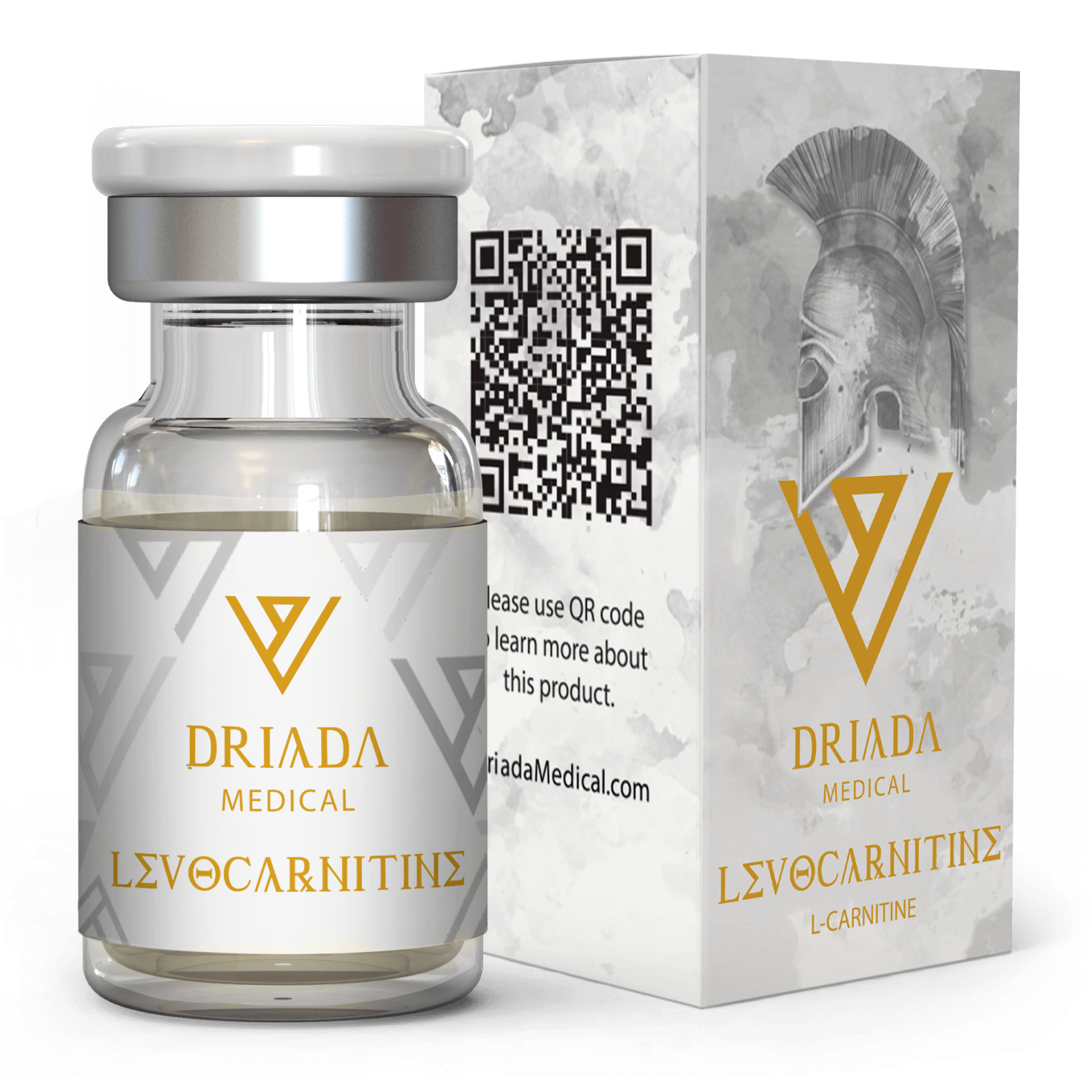Levocarnitine 500 mg/ml (L-carnitine) 10 ml Driada Medical