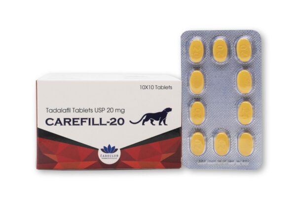Carefill 20mg Tadalafil 100 tabletten Apotheek EU