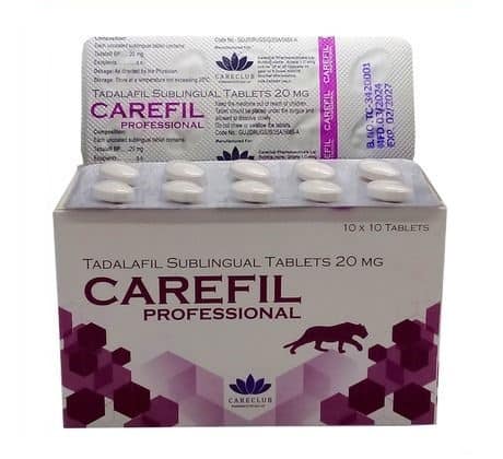 Carefill Professional Tadalafil Professional 100 tabletten Apotheek EU