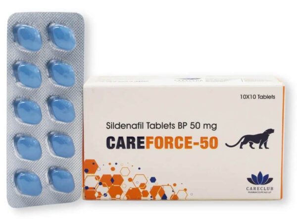 Careforce 50mg Sildenafil BP 100 tabletten Apotheek EU