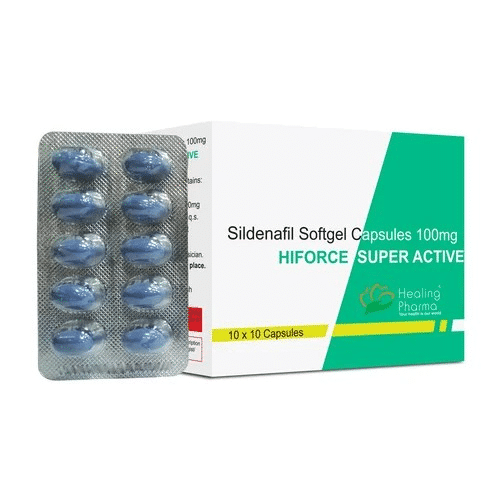 Careforce Super Active Sildenafil Softgel Caps 100 tabletten Apotheek EU