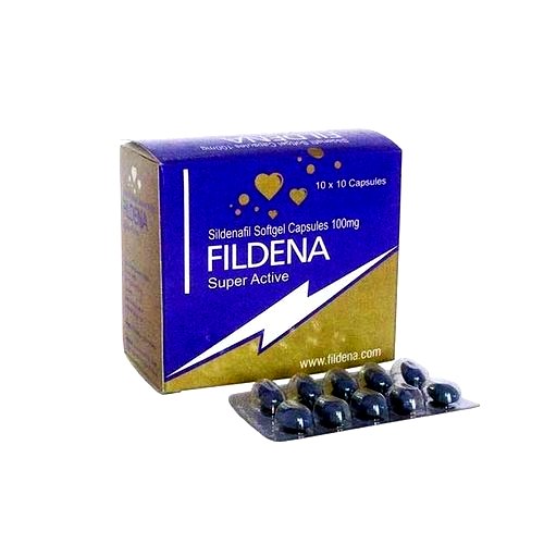 FILDENA Super Active Sildenafil Softgel Capsules 100 tabletten Apotheek EU