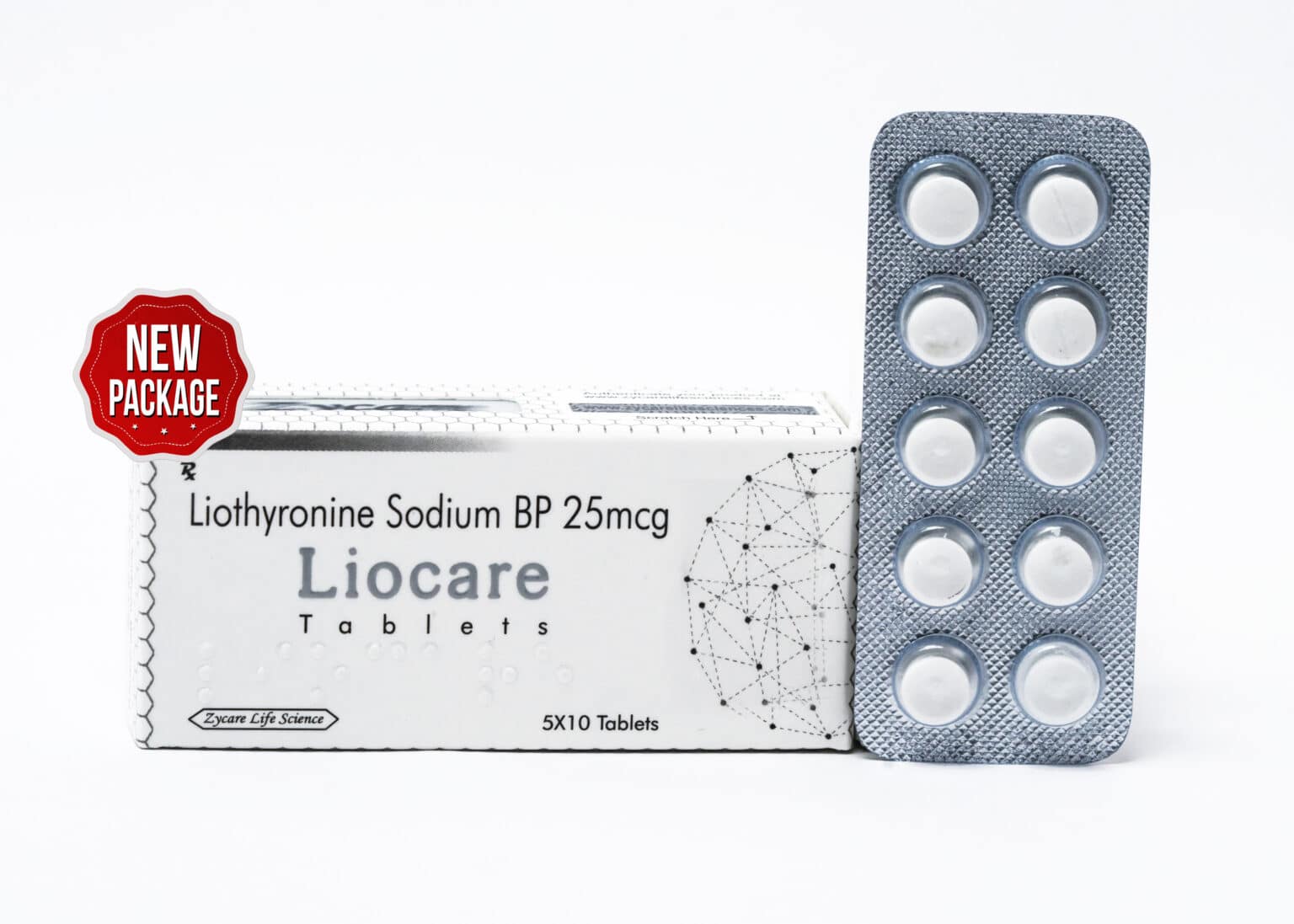 LIOCARE Liothyronine Natrium Tabletten BP 25mg 5×10 1