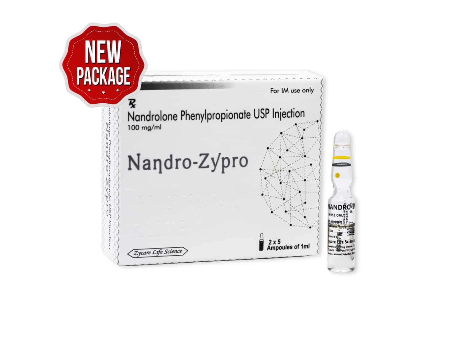 NANDRO ZYPRO Nandrolon Fenylpropionaat Injectie 100mg 1×10 1