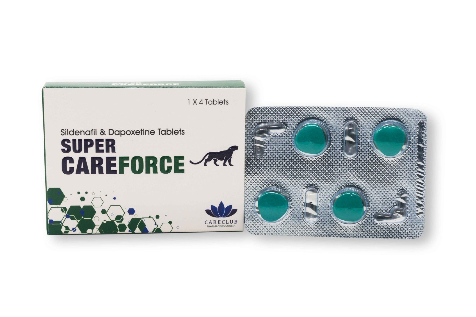 Super Careforce SildenafilDapoxetine 100 tabletten Apotheek EU