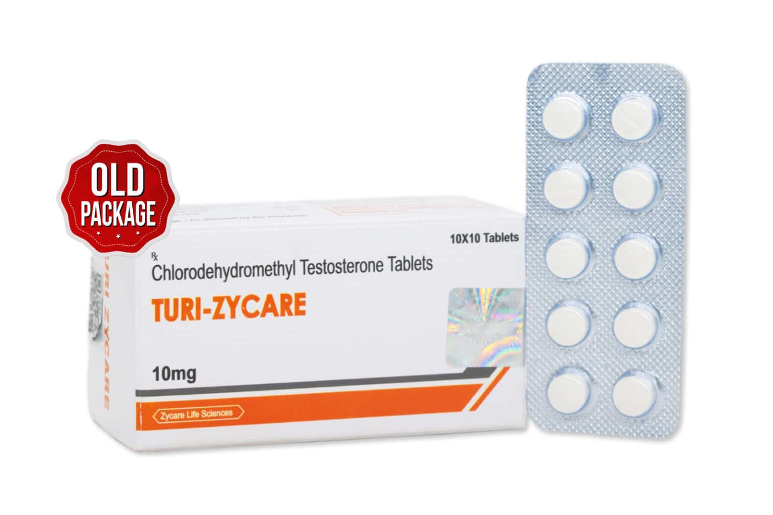 TURI ZYCARE 4 Chlorodehydromethyl Testosteron 10mg 10×10 1