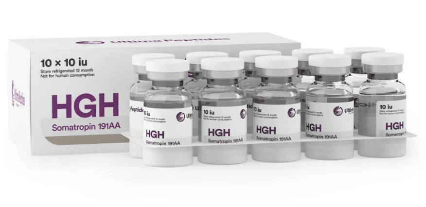 Ultima HGH 10 x 10IU 10 ampullen x 10 iu UltimaPeptides