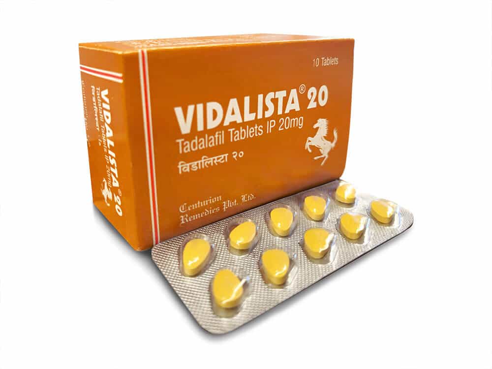 Vidalista 10 Tadalafil 20mg