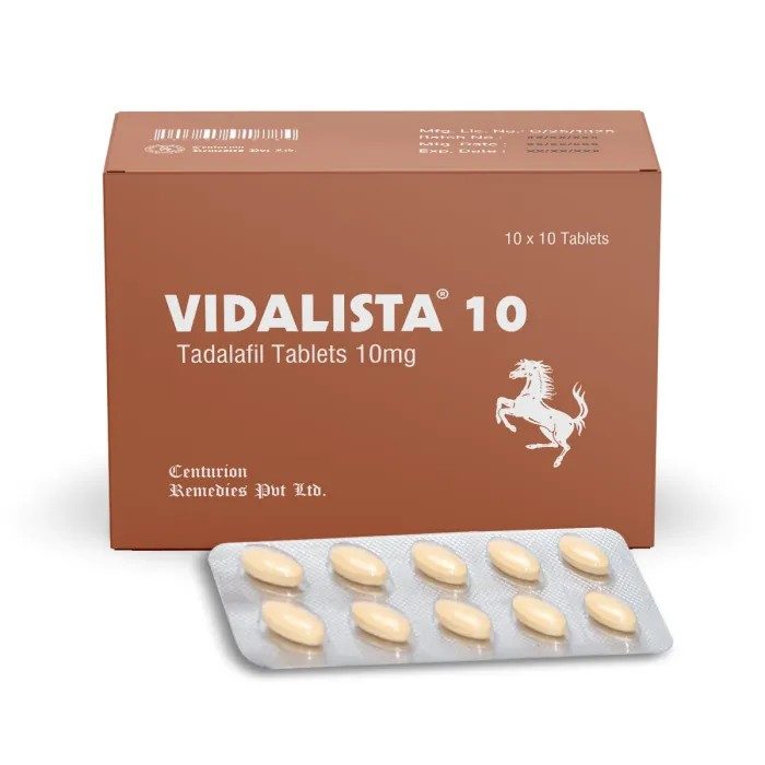 Vidalista 10mg Tadalafil Tabletten 100 tabletten Apotheek EU