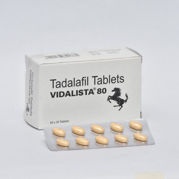 Vidalista 80mg Tadalafil Tabletten 100 tabletten Apotheek EU