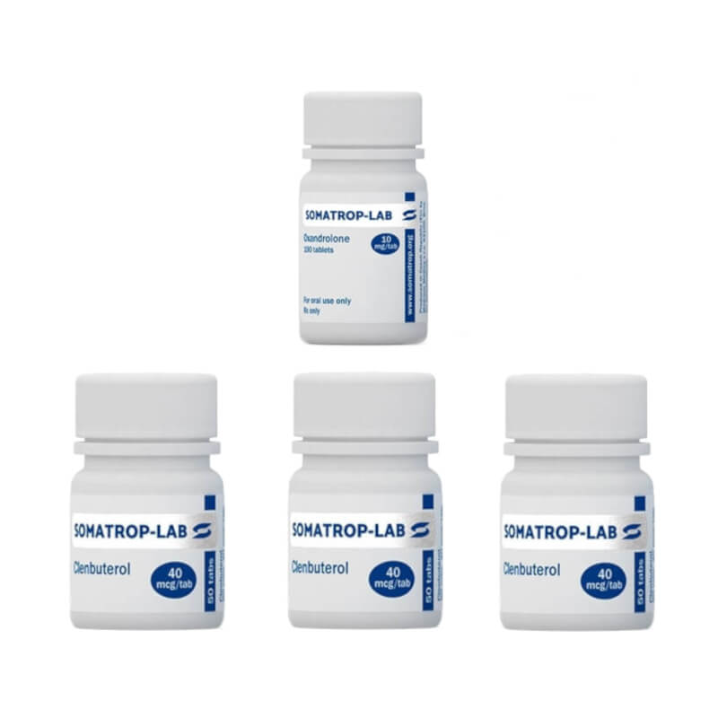 Geavanceerd afslankpakket voor vrouwen: Anavar lenbuterol, 8 weken, Somatrop Lab