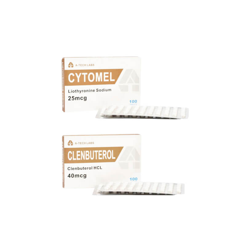Gewichtsverliespakket voor vrouwen A TECH LABS CLENBUTEROL + T3 (8 weken)