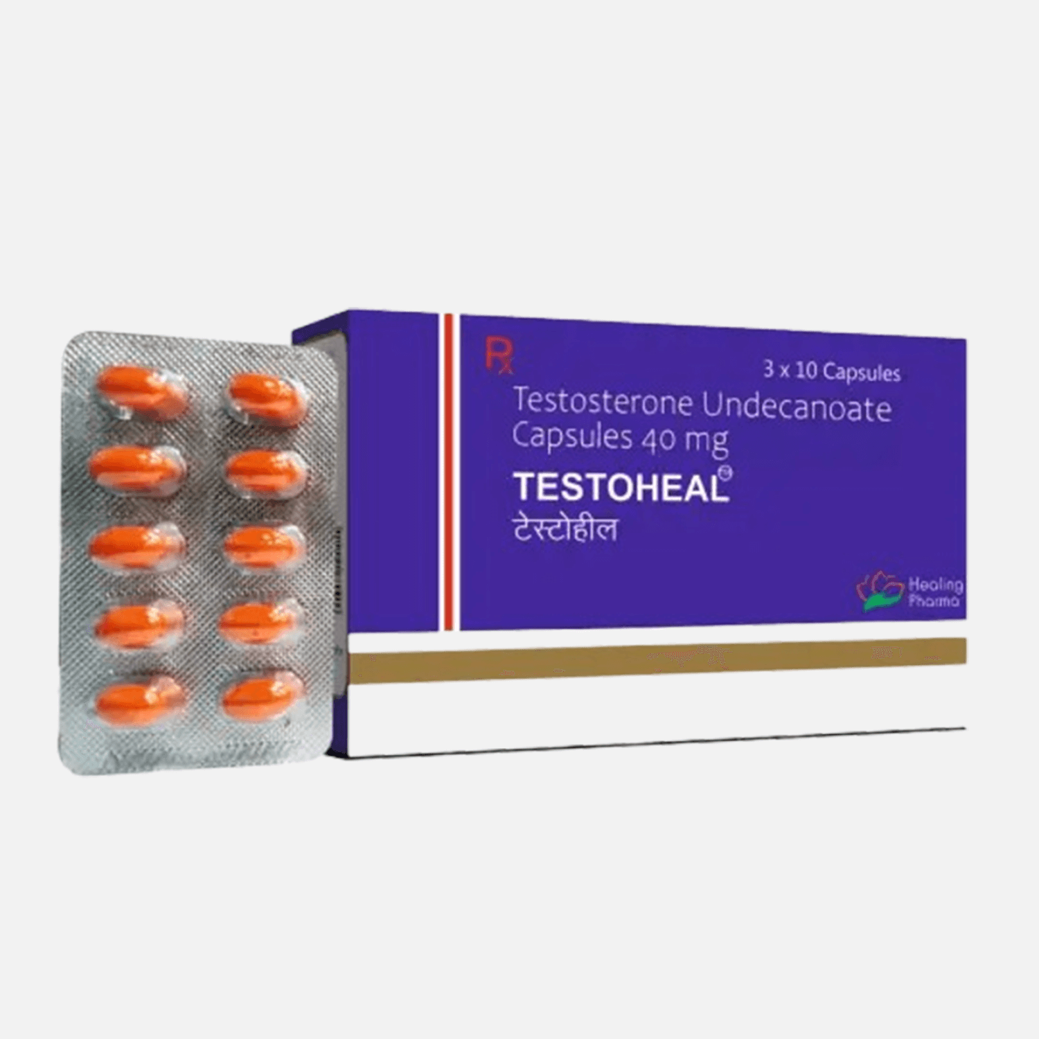 Testoheal 40 mg (testosteronundecanoaatcapsules) Driada Medical