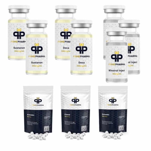 Lean mass pack INJECT 8 weken Sustanon Deca Winstrol Prime pharma 1