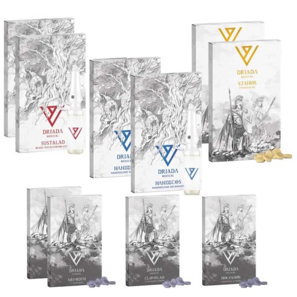 Lean mass pack ORALE INJECTIE 8 weken Sustanon Deca Winstrol Driada Medical 2