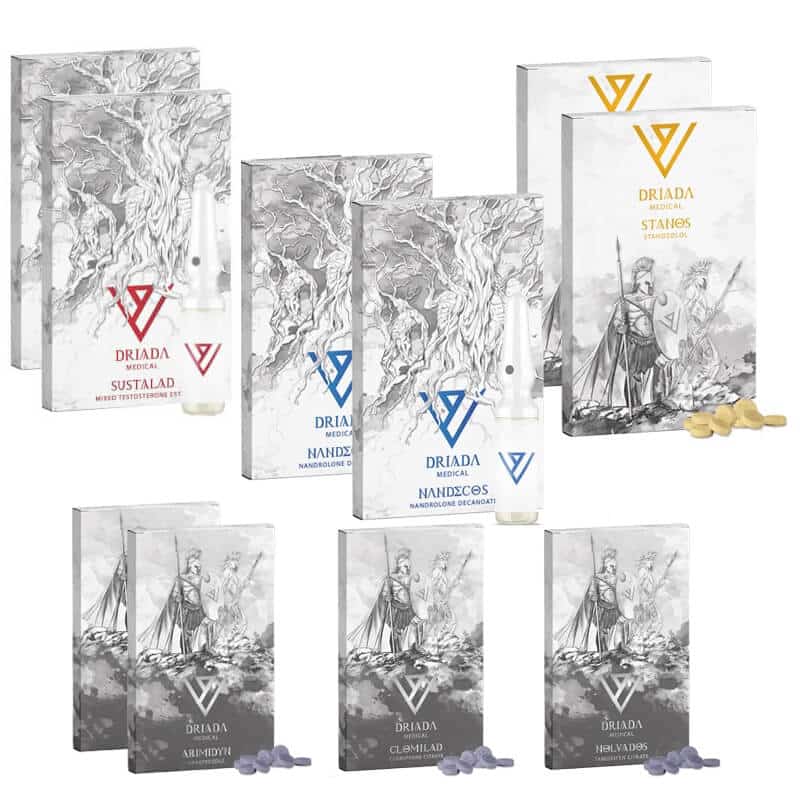 Lean mass pack ORALE INJECTIE 8 weken Sustanon Deca Winstrol Driada Medical 2