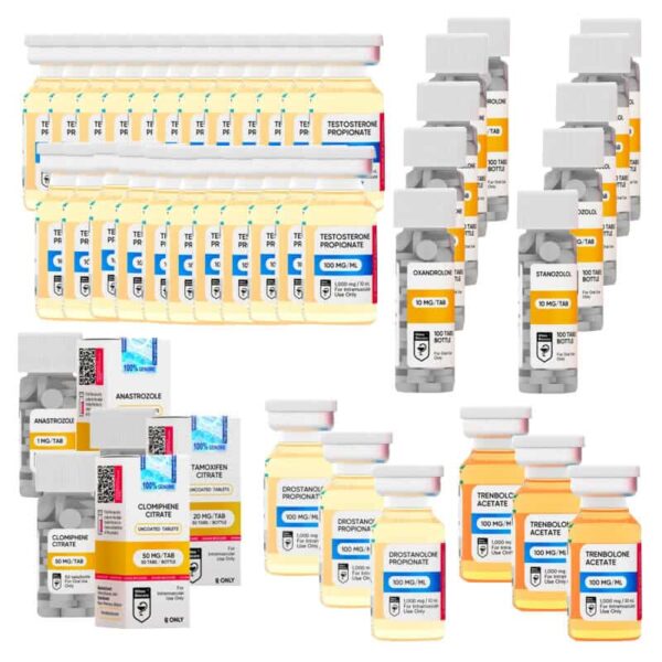 EXTREME LEAN MASS GAIN PACK Test P Tren A Mast P Anavar Winstrol Oraal 16 weken HILMA