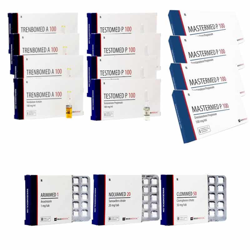 EXTREME DRY PACK Test P Tren A Mast P 10 weken DEUS