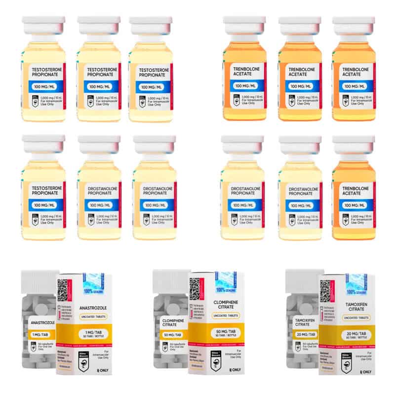 EXTREME DROGE PAK Testosteron Trenbolon A Mastprogesteron 10 weken HILMA