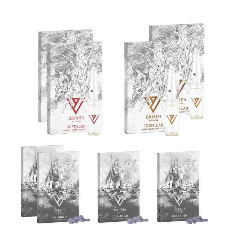 Pack vetvrije massa gevorderd 10 weken Sustanon Tri Tren Driada Medical 1
