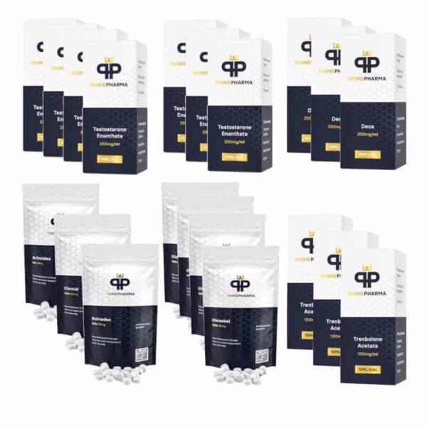 Extreem Massa Gain Pakket TEST E DECA TREN A DIANABOL 16 weken Prime Pharma