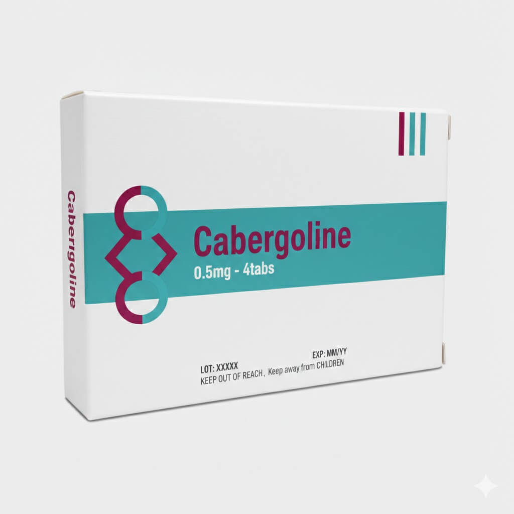 CABERGOLINE 0,5 MG 4 TABLETTEN