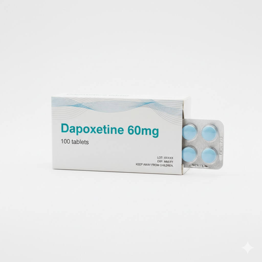 Dapoxetine 60 mg 100 tabletten