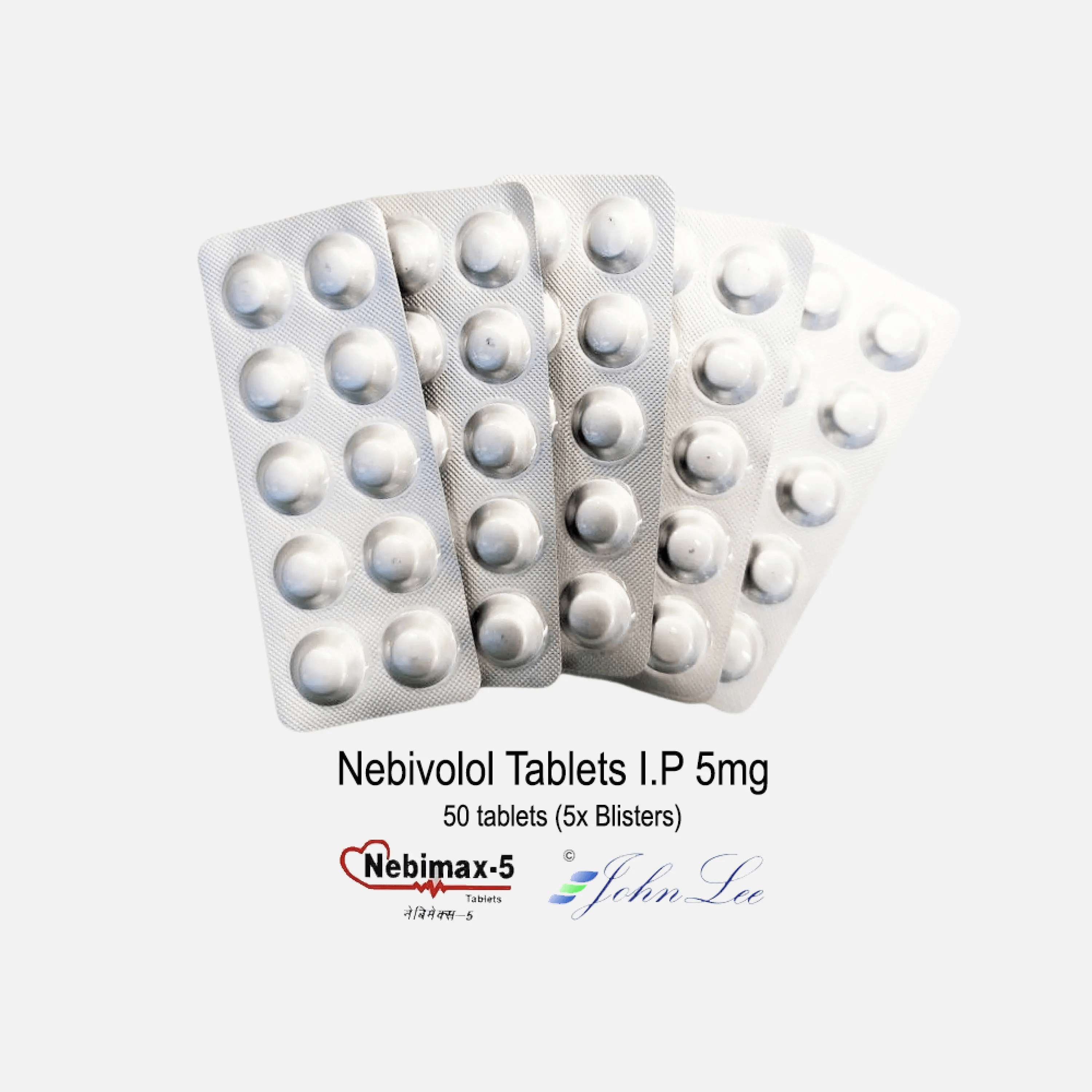 Nebivolol 5mg Nebimax 5 50 tabletten 5 blisters Driada Medical