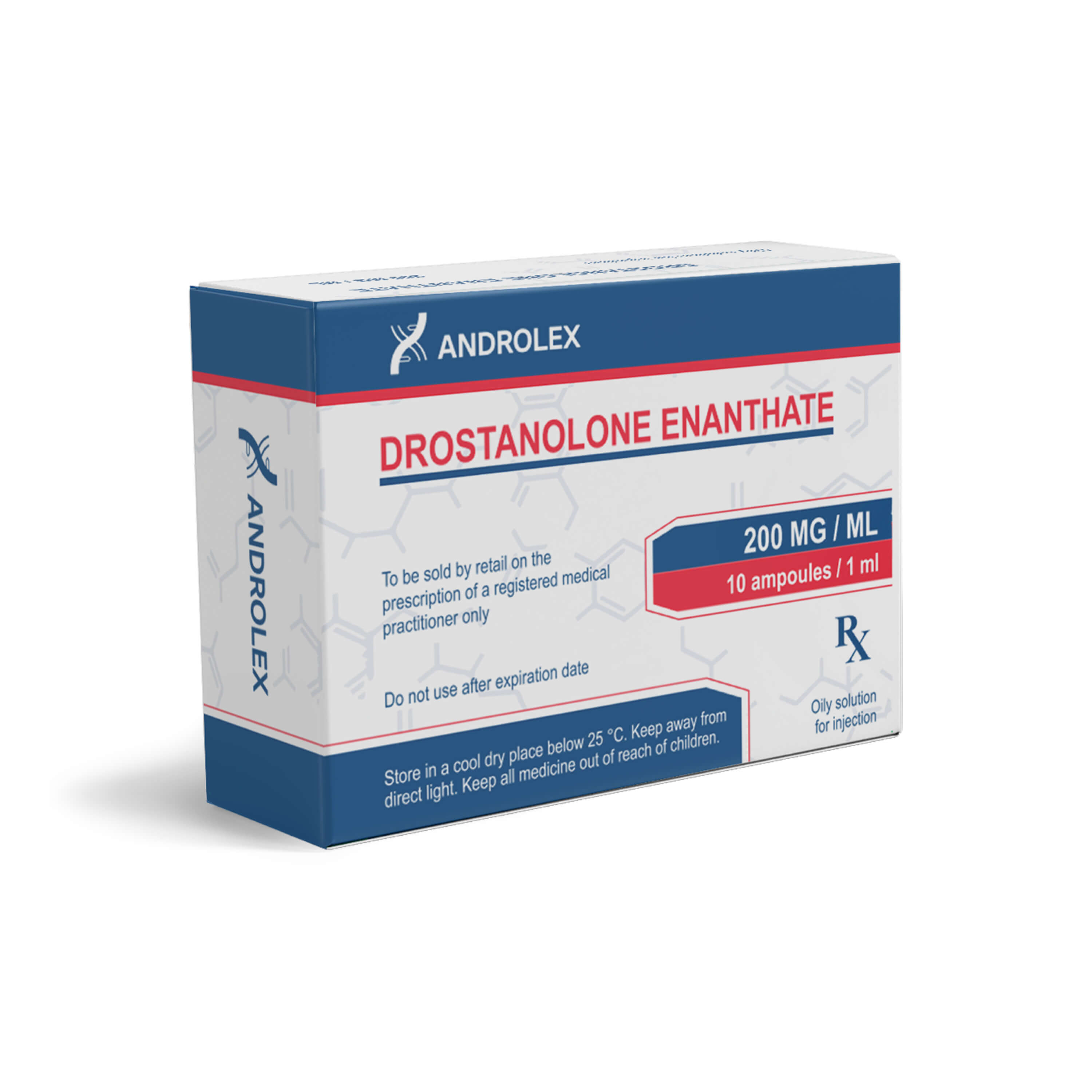 androlex ampoule box drostanolone enathate