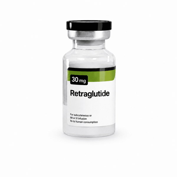 Ultima-Retraglutide 30 mg - 1 injectieflacon x 30 mg - UltimaPeptides VS.