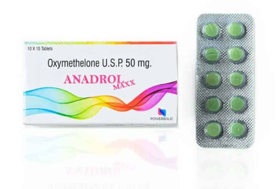 ANADROL MAXX - Oxymetheolon USP 50 mg 100 tabletten - POWERBOLIC
