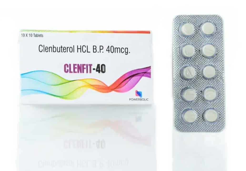 CLENFIT 40 MG - Clenbuterol HCl 40mcg 100 tabletten - POWERBOLIC