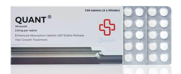 Quant Minoxidil 2.5mg 100tabs - Beligas(international)