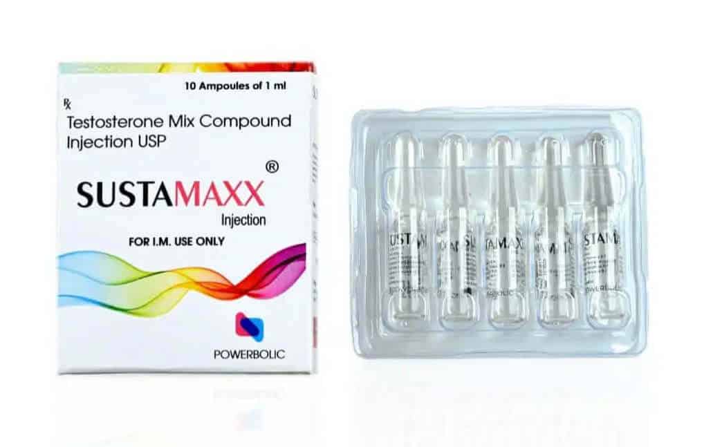 SUSTAMAXX AMP - Testosteronmix 10 Ampullen - POWERBOLIC