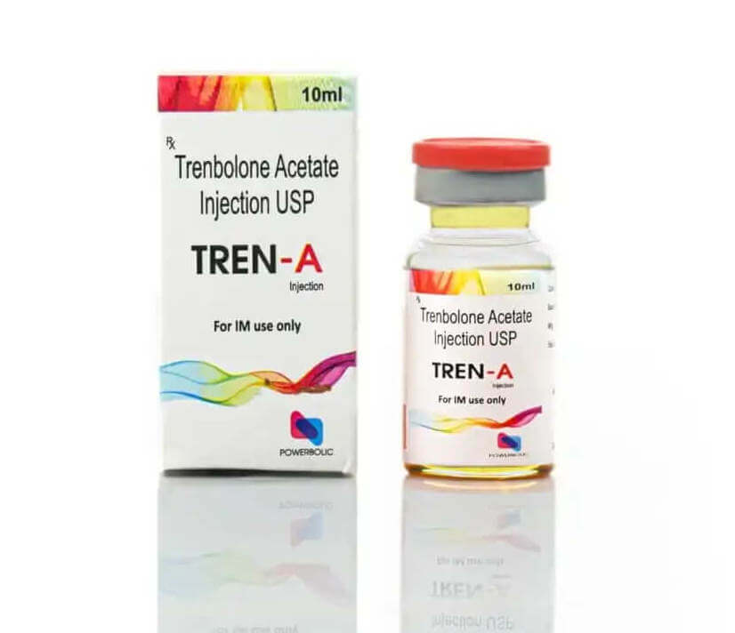 TREN A 10 ML - Trenbolonacetaat USP 100 mg - POWERBOLIC