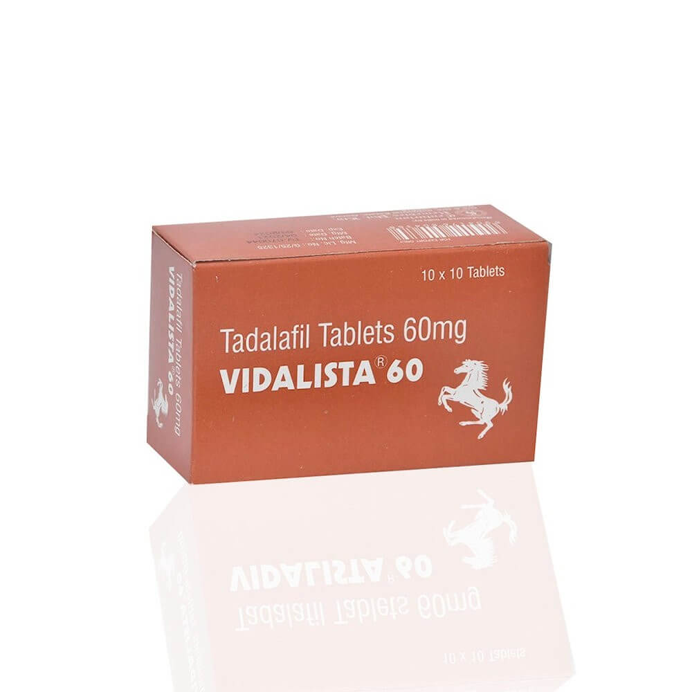 VIDALISTA 60 MG (Tadalafil 60mg) (100 tabletten) - CENTURION