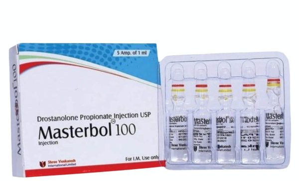 MASTERBOL 100 - Drostanolone Propionaat 100 mg/ml (5 ampullen x 1 ml) - Shree Venkatesh