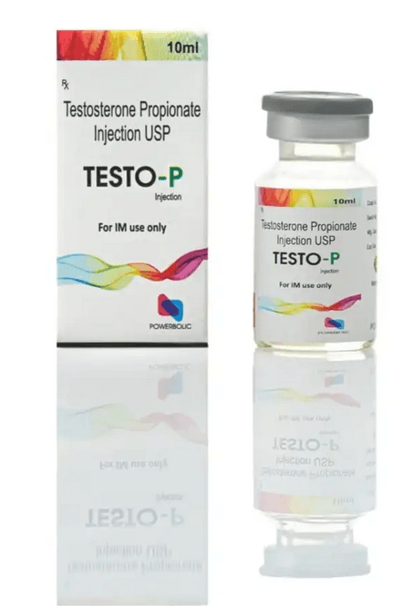 TESTO P 10 ML - Testosteronpropionaat USP 100 mg - POWERBOLIC