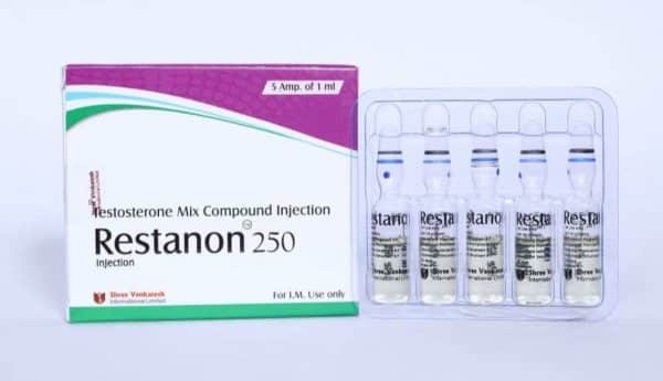 RESTAON - Testosteronmix 250 mg/ml (5 ampullen x 1 ml) - Shree Venkatesh
