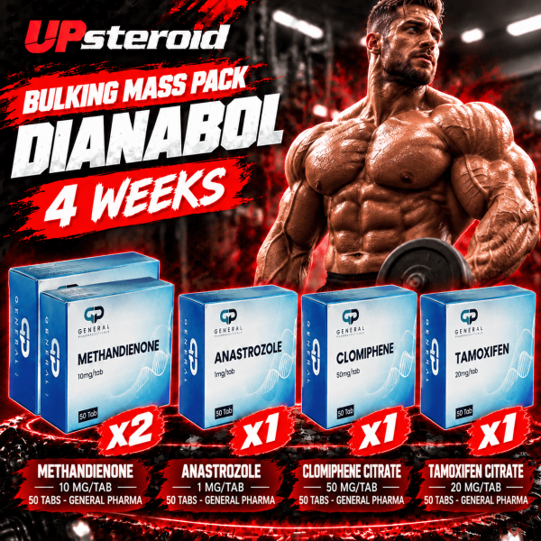 Pack Prise de Masse - GENERAL PHARMA - DIANABOL 4 semaines