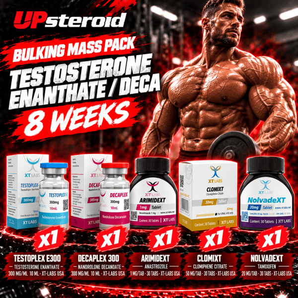 Pack Prise de Masse - XT-LABS USA - Testostérone Enanthate / Deca (8 semaines)